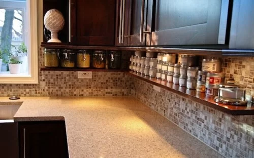 Spice Shelf Underneath Cupboards