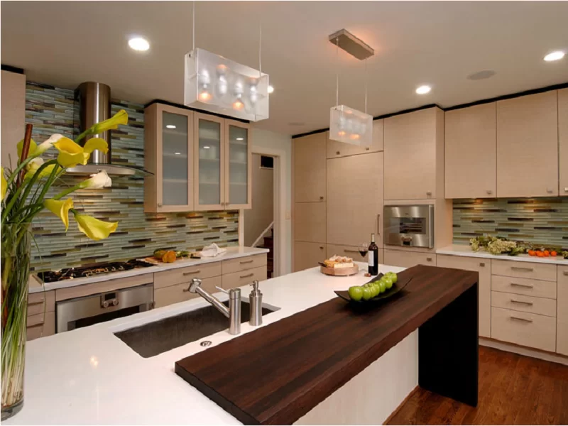 Kitchen Designed With Sustainable Materials