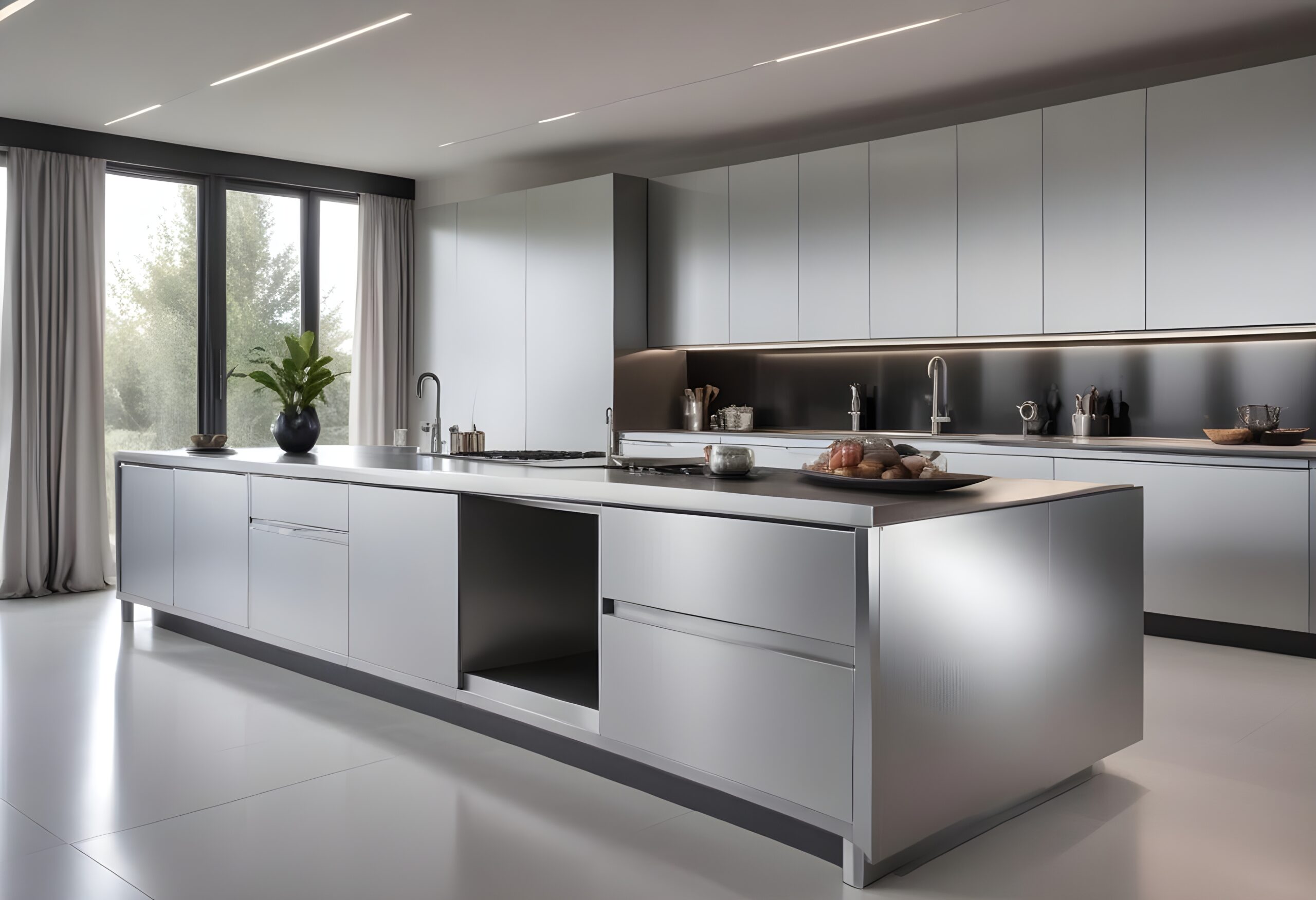 Key Elements Of Aluminium Cabinets, Kitchens, Decor, Design, Space